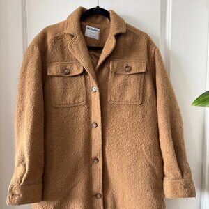 Old Navy Camel Shacket | Fully Lined | Tall Small